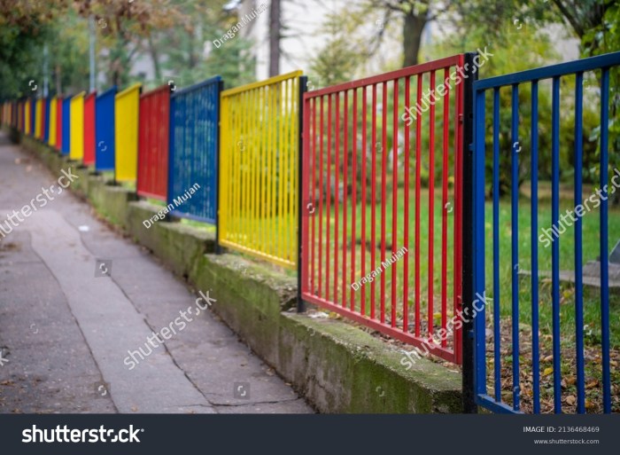 Kindergarten zaun gestalten